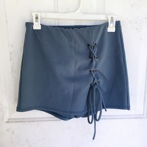 BlueBlush Teal Skort